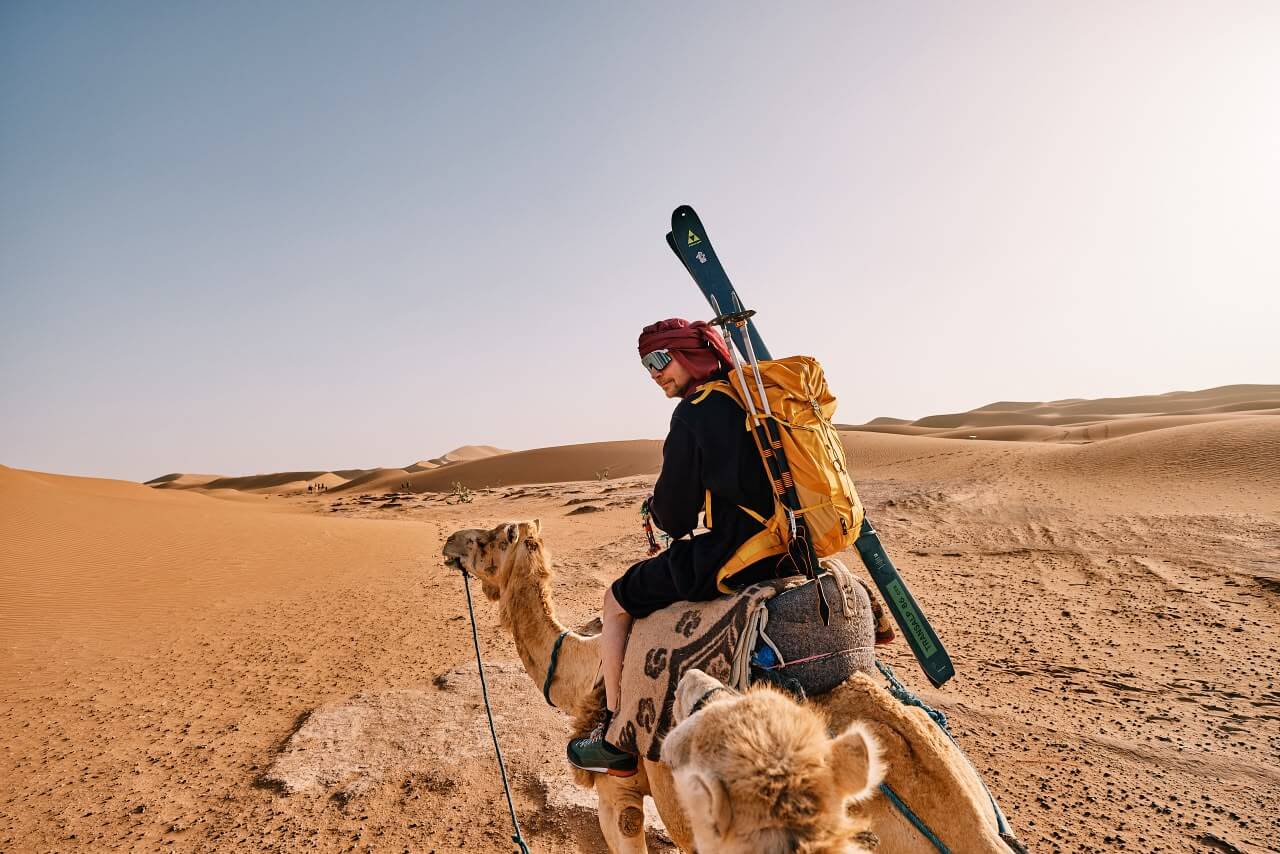 Adventure landscape in Morocco's Atlas Mountains